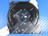 Maserati 4200 left front spindle back disc plate guard #0655